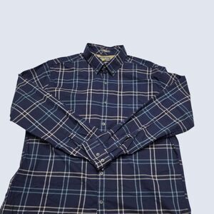Eddie Bauer Classic Fit Plaid Button-Down Shirt – Men's XL A005